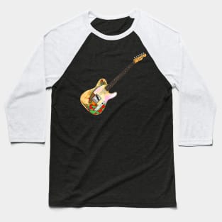 Guitar Of Rock Baseball T-Shirt